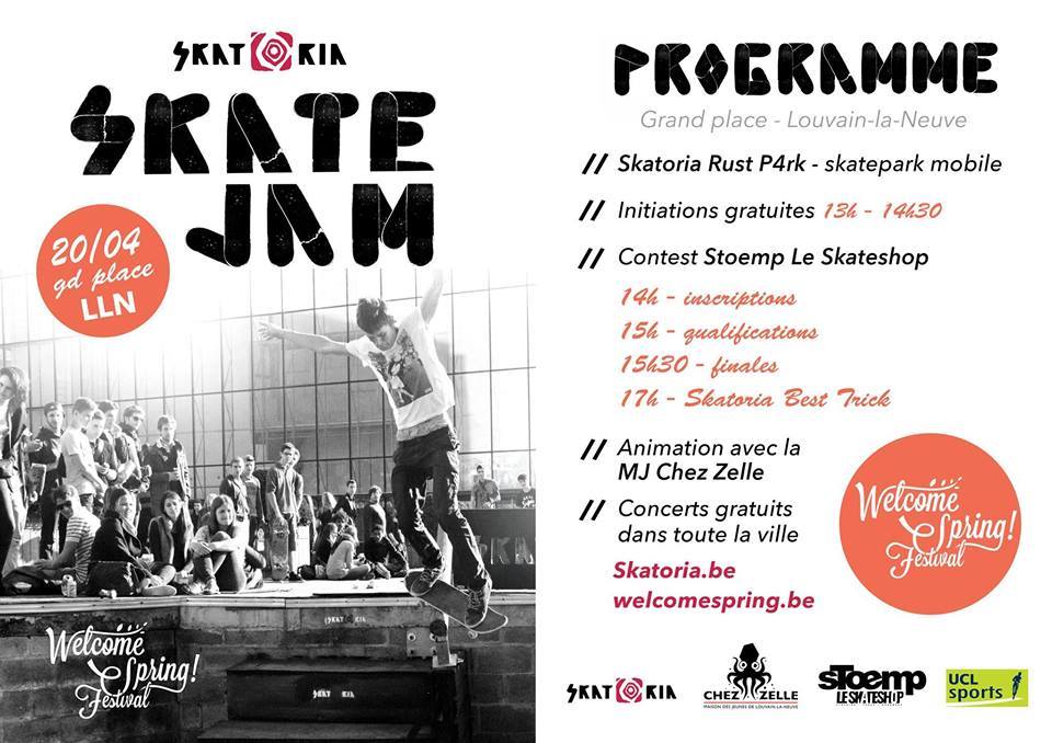 Skatejam Welcome Spring 2016 - Skatoria