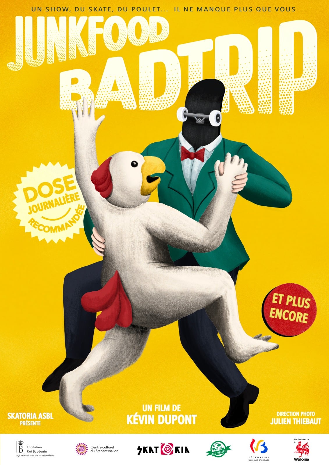 Affiche du film JunkFoodBadTrip par Lorenzo Tabacchi