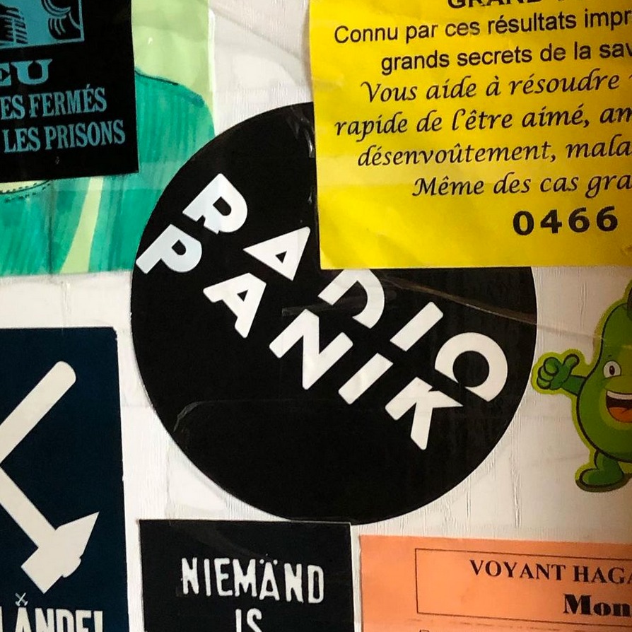 Logo Radio Panik Sticker